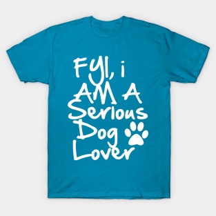 I Love dogs; beautiful animals; pets for mom and dog owners T-Shirt